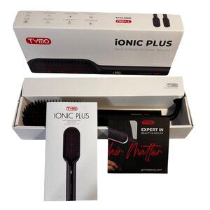 Tymo Ionic Plus Hair Straightening Brush Advanced Heat Technology 16 Settings
